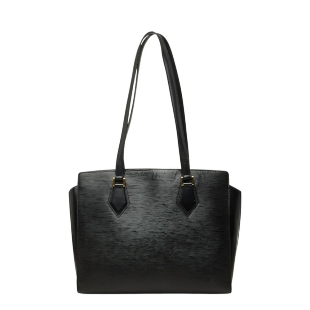 Louis Vuitton Epi Duplex Tote Bag Shoulder M52422 Noir Black Leather Women's ...